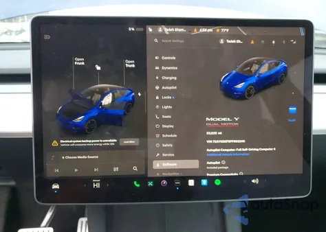 2023 Tesla Model Y z USA, uszkodzony, nr VIN 7SAYGDEF5PF802240